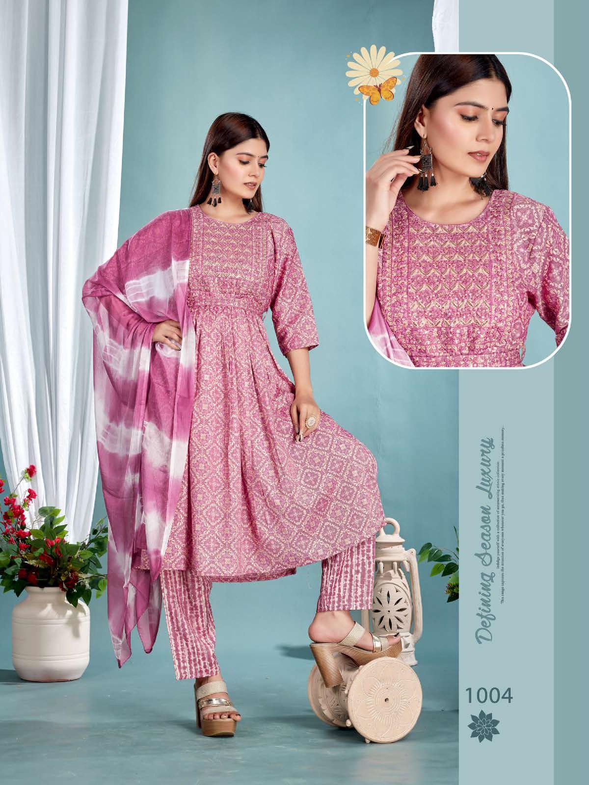 Zoya Vol 4 By Golden Capsule Rayon Foil Printed Kurti With Bottom Dupatta Wholesale Market In Surat
